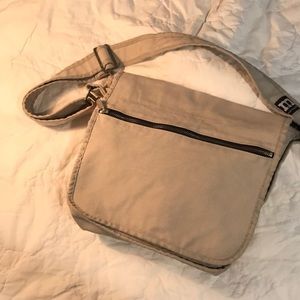 Merimekko tan olkalaukku messenger bag.